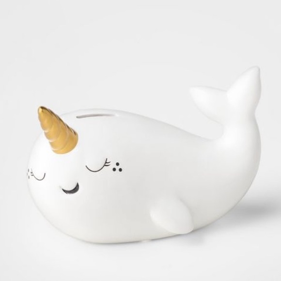 Pillowfort by Target  Unicorn Whale Coin Bank - Picture 13 of 13